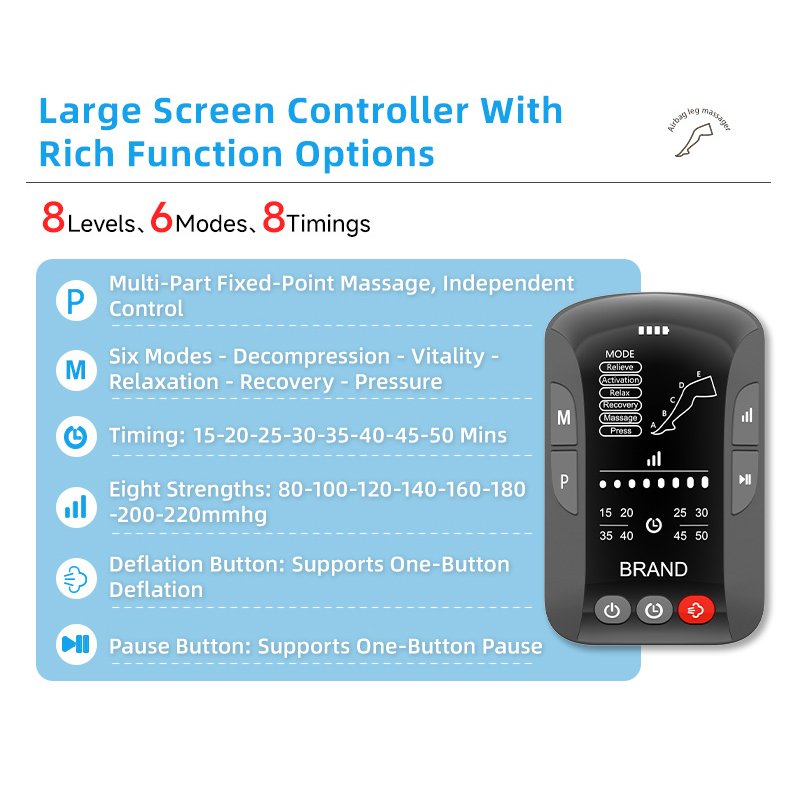 Oh Air Compression Athlete Foot Treatment Recovery Pants And boots 8 Air Chamber Lymphatic Drainage Pants Legs For Athletes Foot