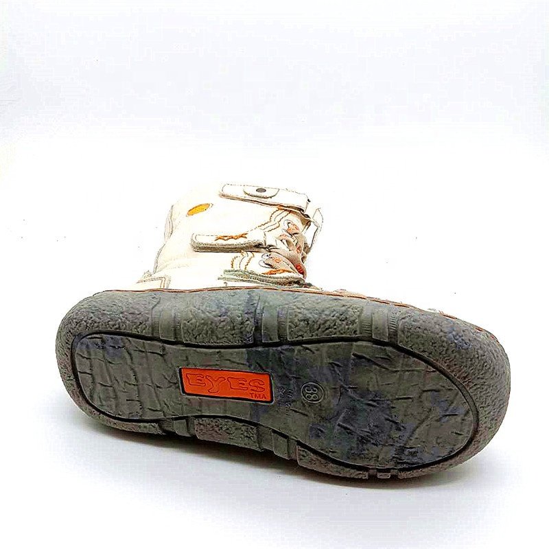 Wholesale Winter Outdoor Flat Hiking Women's Shoes Gothic Thick-Soled High-Top Leather Boots