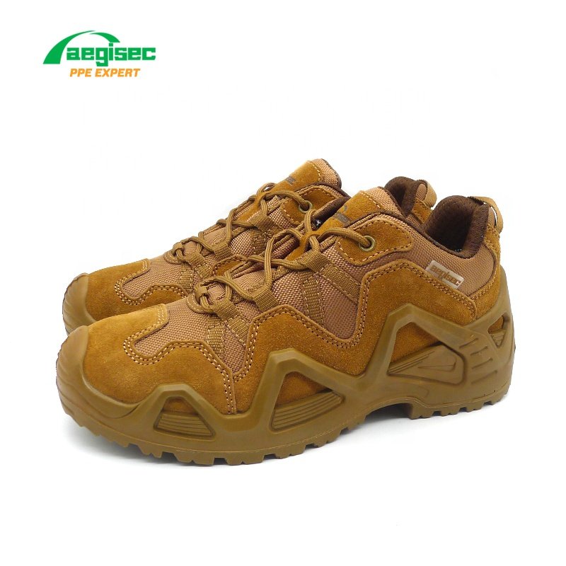 AEGISEC suede leather desert jungle boots PU sole slip resistant low cut desert jungle boots