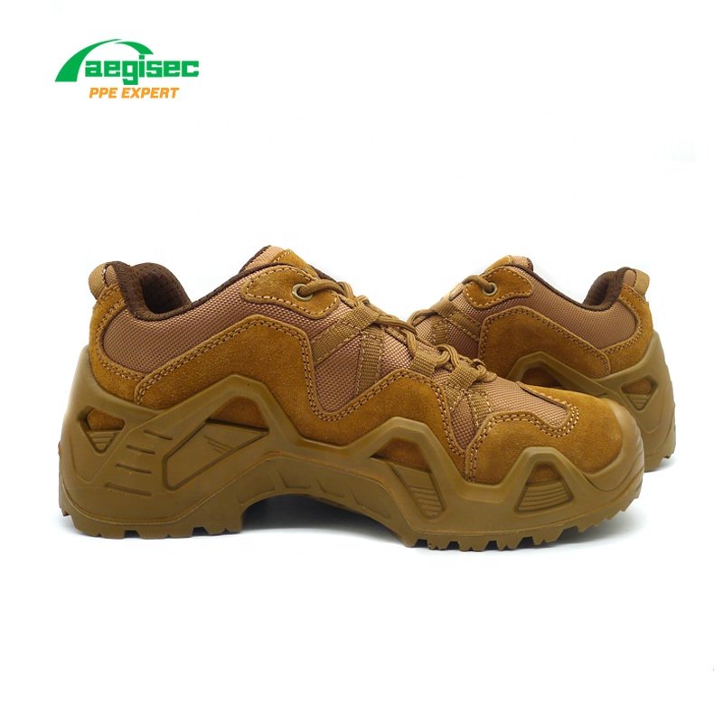 AEGISEC suede leather desert jungle boots PU sole slip resistant low cut desert jungle boots