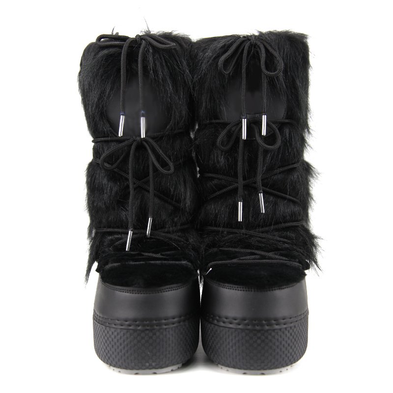 Custom Long Warm Snow Boots Waterproof Women Winter Boot Heel