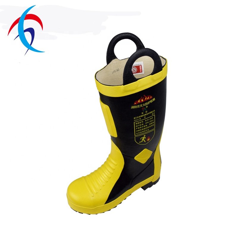 Factory Direct Supply Flame Resistant Firefighting Boots Fireman Equipment for Fire Fighting