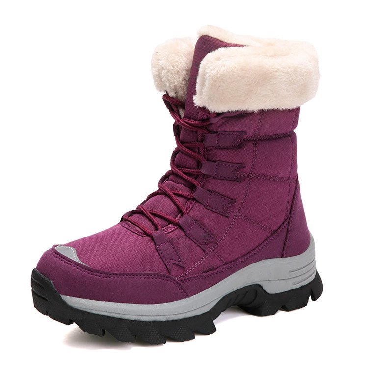 Fashionable High Quality Snow Boots Women Boot Shoes for Women Luxury Designer Boots Bottom Offset Printing Winter Rubber Lin