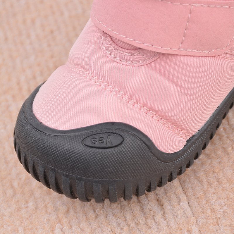 High Quality Latest Trend Outdoor Little Kids winter ankle plush warm boots anti-slip toddlers sports shoes