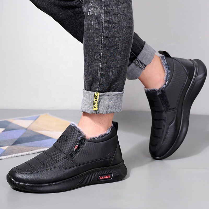 Wholesale Waterproof Cold And Warm Casual Winter Boots For Men And Women Custom Winter Light Weight Plush Snow Boots For Men