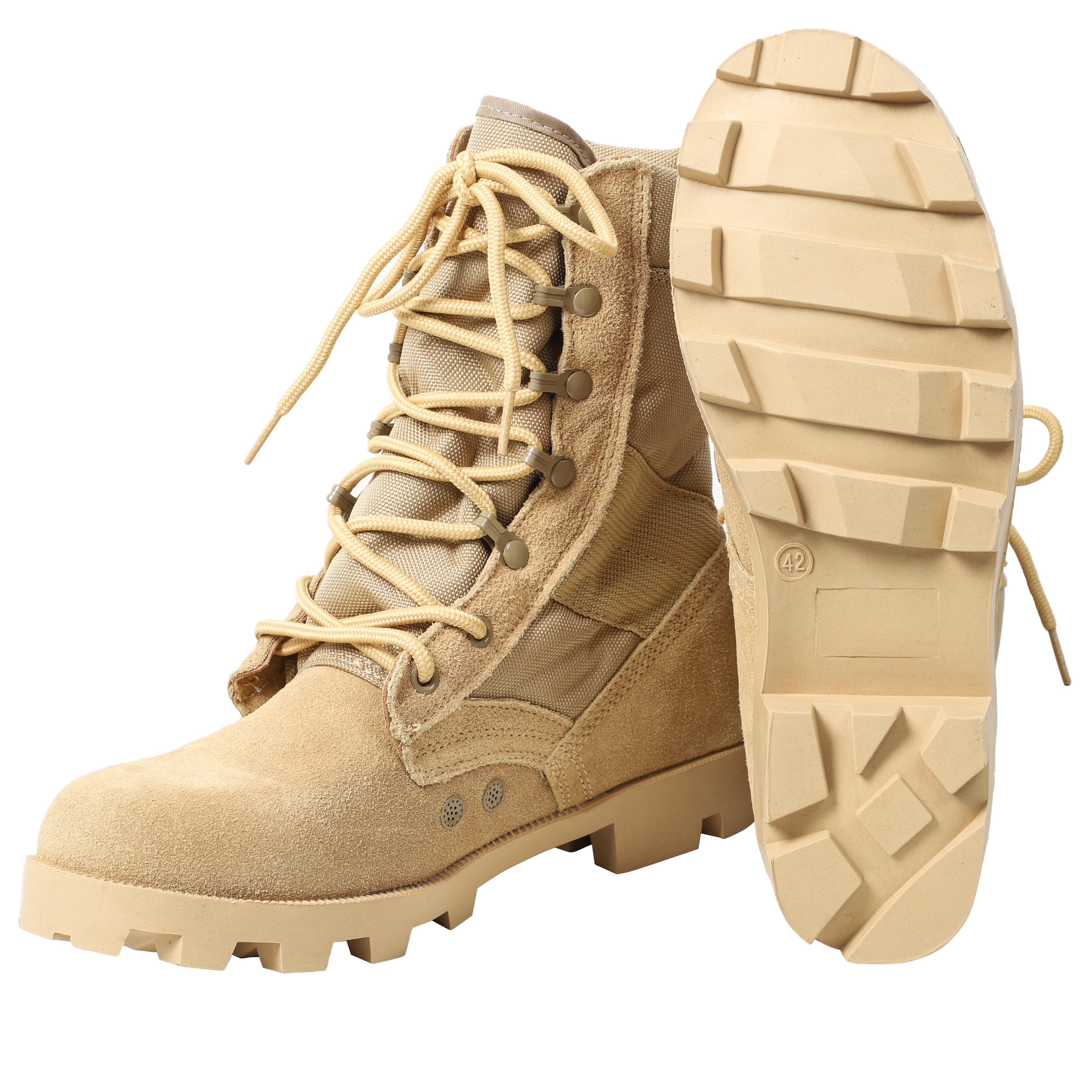 JinTeng Wholesale Outdoor Activity Classical Panama Land Desert Jungle Combat Waterproof Safety Work Hiking Tactical Boots