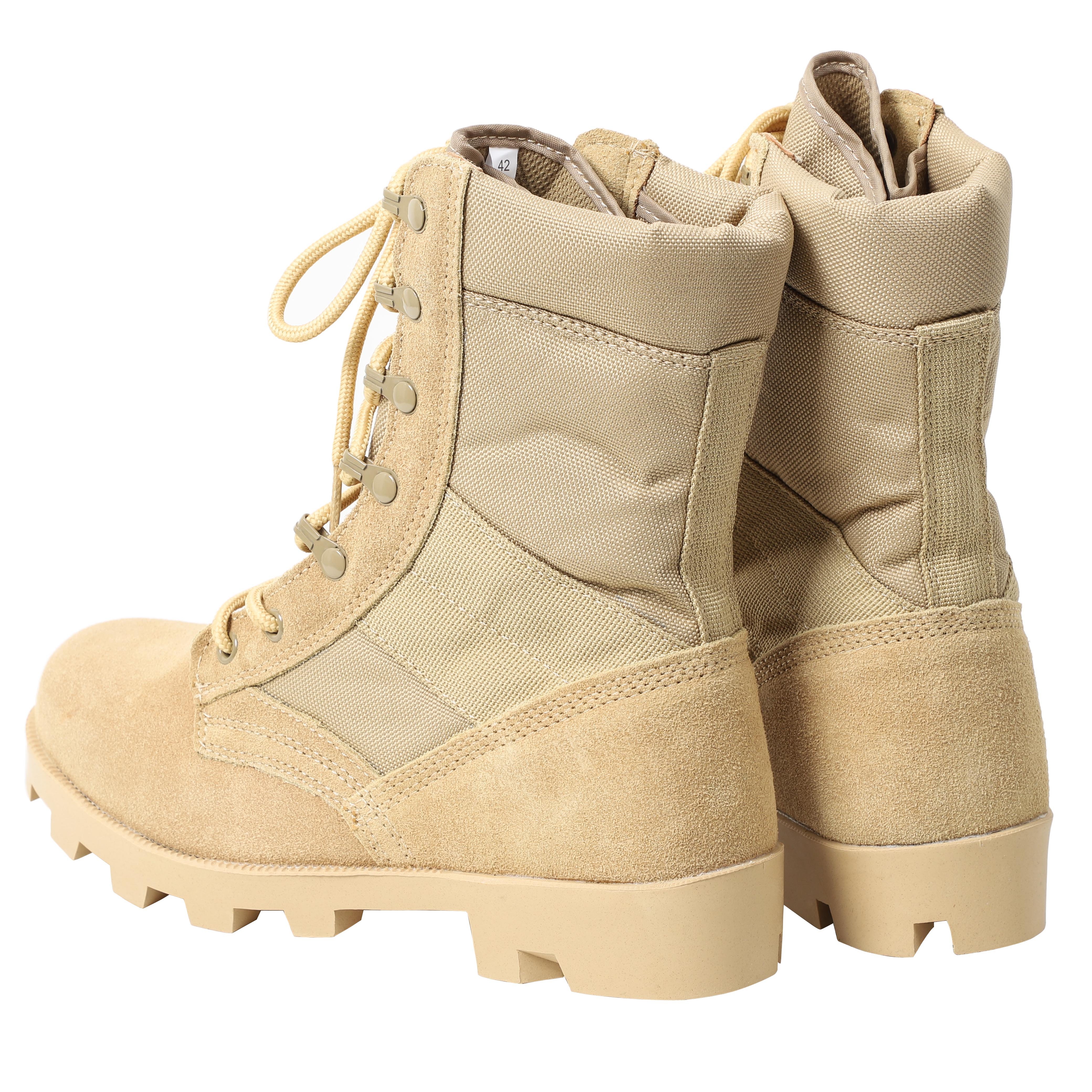 JinTeng Wholesale Outdoor Activity Classical Panama Land Desert Jungle Combat Waterproof Safety Work Hiking Tactical Boots