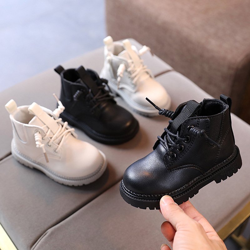 Autumn And Winter New Children's Fashion Boots Girls Boys Non-Slip Comfortable Shoes Toddler Baby Soft Bottom Kids Boots