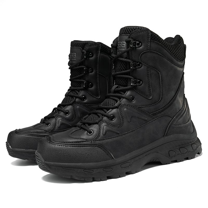 Men's Tactical Hiking Boots, Shock-absorbing Non-slip Desert Boot, Winter Outdoor Camping Trekking Shoes