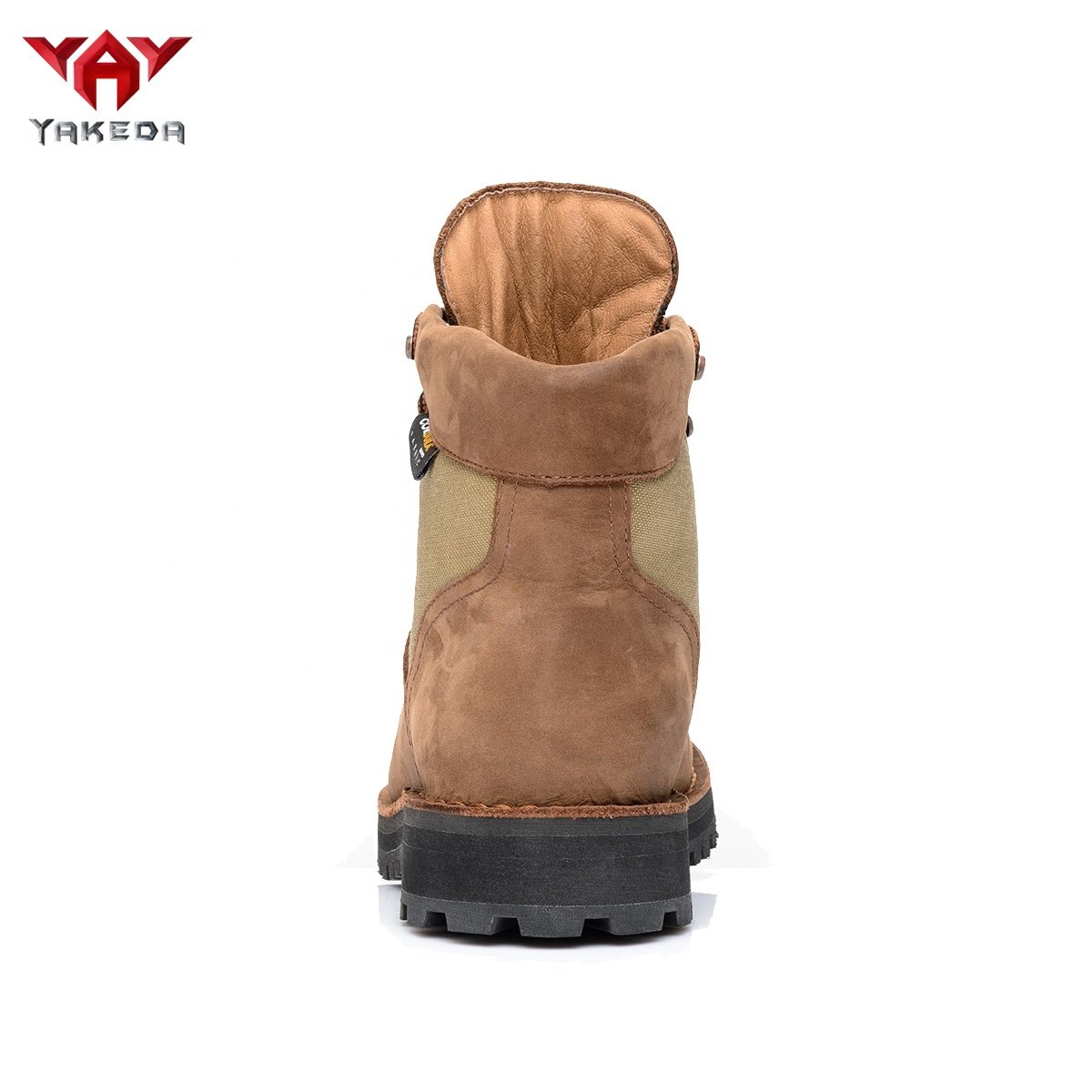 Yakeda men boots genuine leather suede outdoor hiking wear combat tactical gear boots ankle