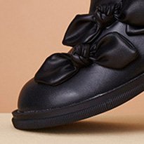 2023 New Style hard wearing Leather High Top Butterfly Design Comfortable casual children's boots