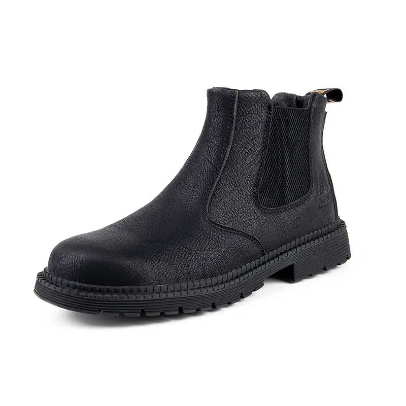 Stock Steel Toe Work Shoes Safety Boots Work For Worker