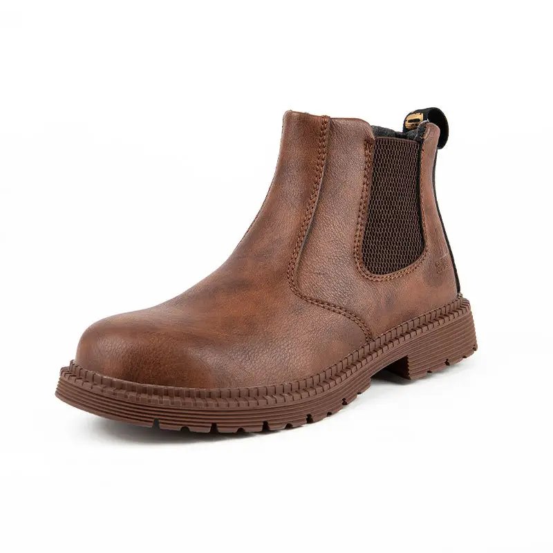 Stock Steel Toe Work Shoes Safety Boots Work For Worker