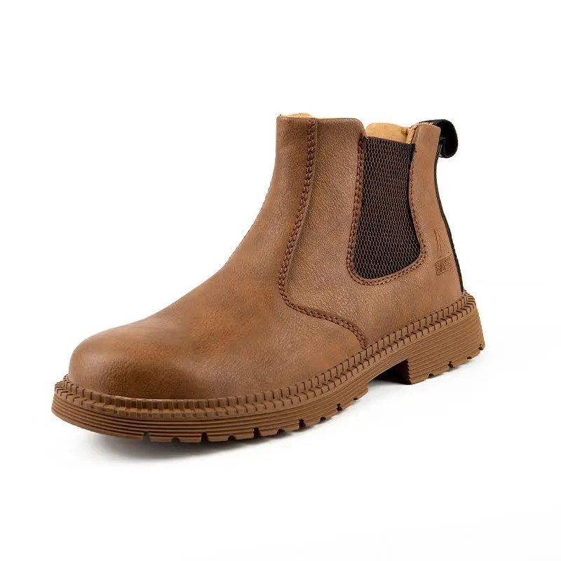 Stock Steel Toe Work Shoes Safety Boots Work For Worker