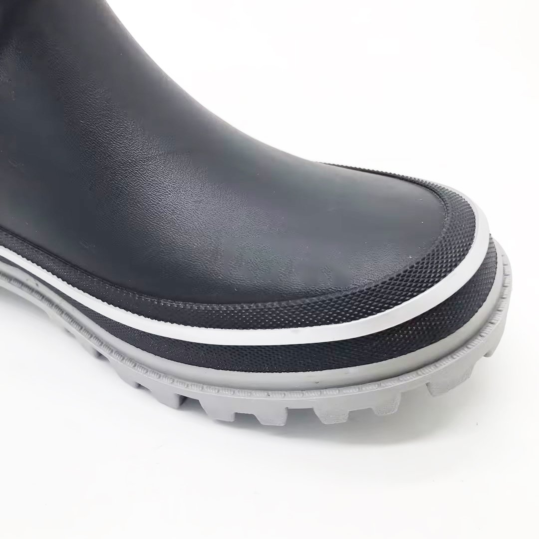 Fashion Matte Multi-layer Chukka Boots Sendal High Quality Rubber Rain Boots Wholesale