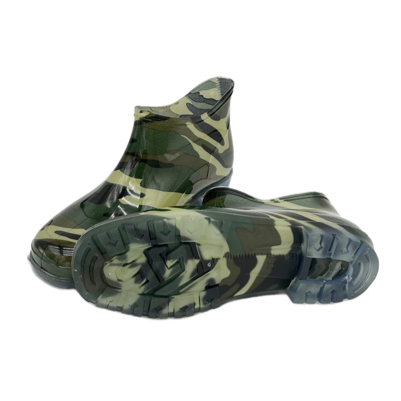 Hot Sale Extra Large Size Customization Unisex Camouflage Garden Rain Boot Shoe for Men