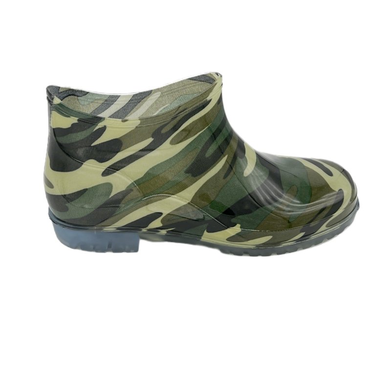 Hot Sale Extra Large Size Customization Unisex Camouflage Garden Rain Boot Shoe for Men