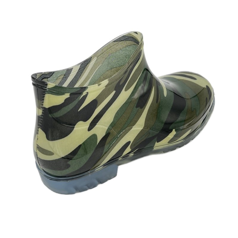 Hot Sale Extra Large Size Customization Unisex Camouflage Garden Rain Boot Shoe for Men
