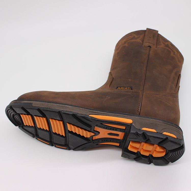 Leather cowboy safety boots cowboy safety boots woodland safety boots