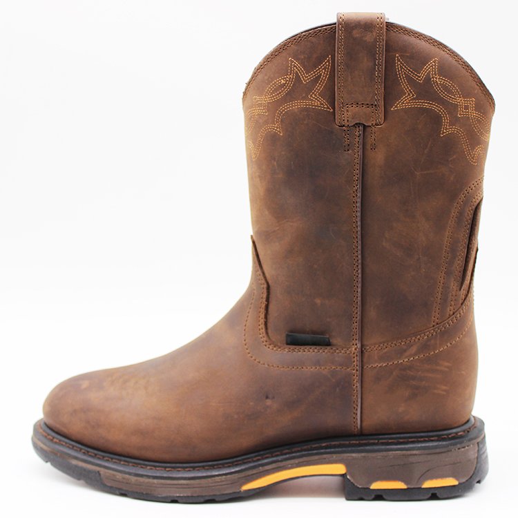 Leather cowboy safety boots cowboy safety boots woodland safety boots