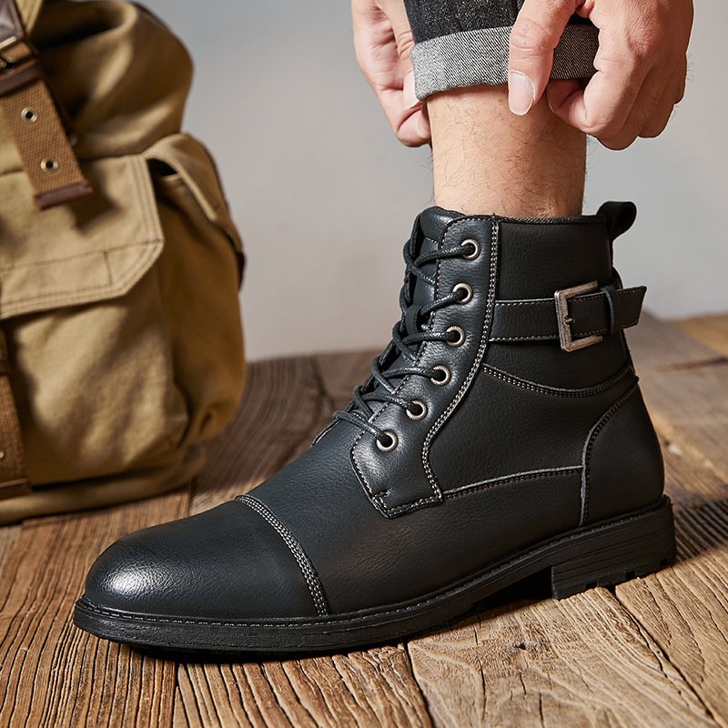 sh10179a Hot sales fashion casual high-top boot drop shipping 2024 martin boots