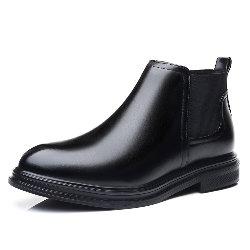 Wholesale Chelsea Ankle Boots for Men PU Leather Casual Formal Men's Dress Boot shoes