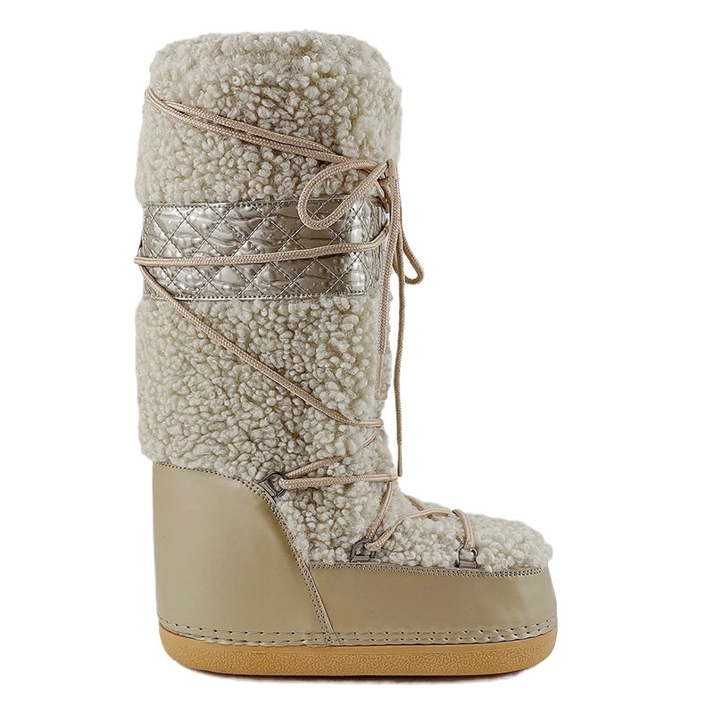 OEM supplier cheap price snow boots furry plush fashion design winter walking boots for outdoor