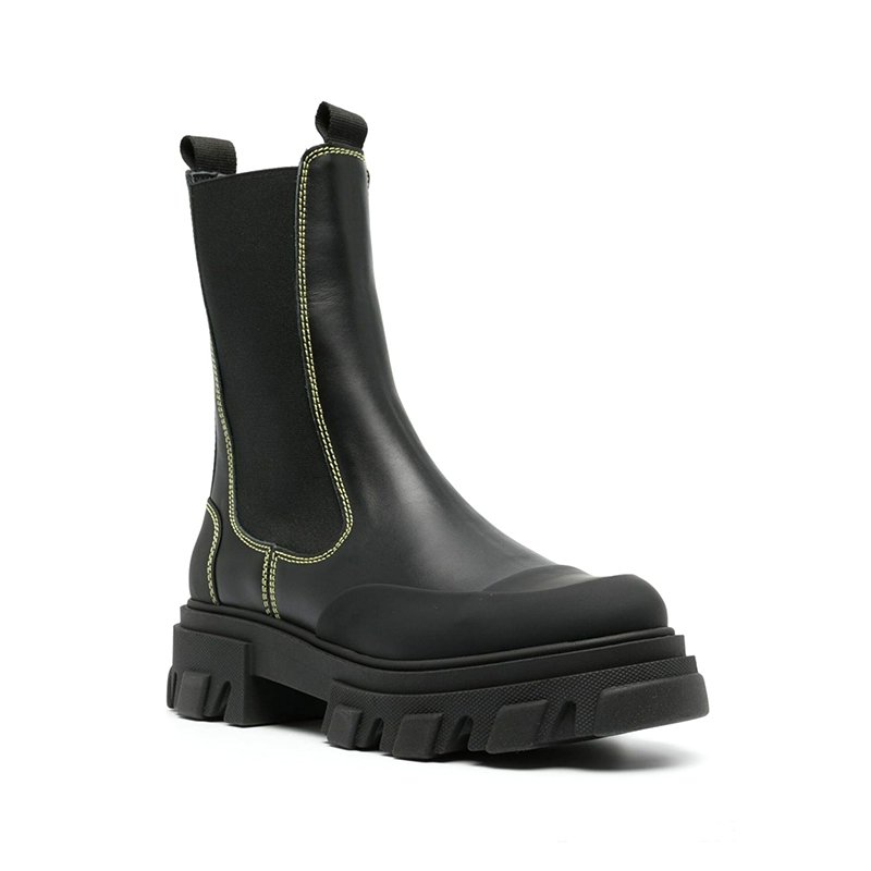OEM ODM Wholesale factory fashion women ankle boots thick heel chelsea boots for ladies