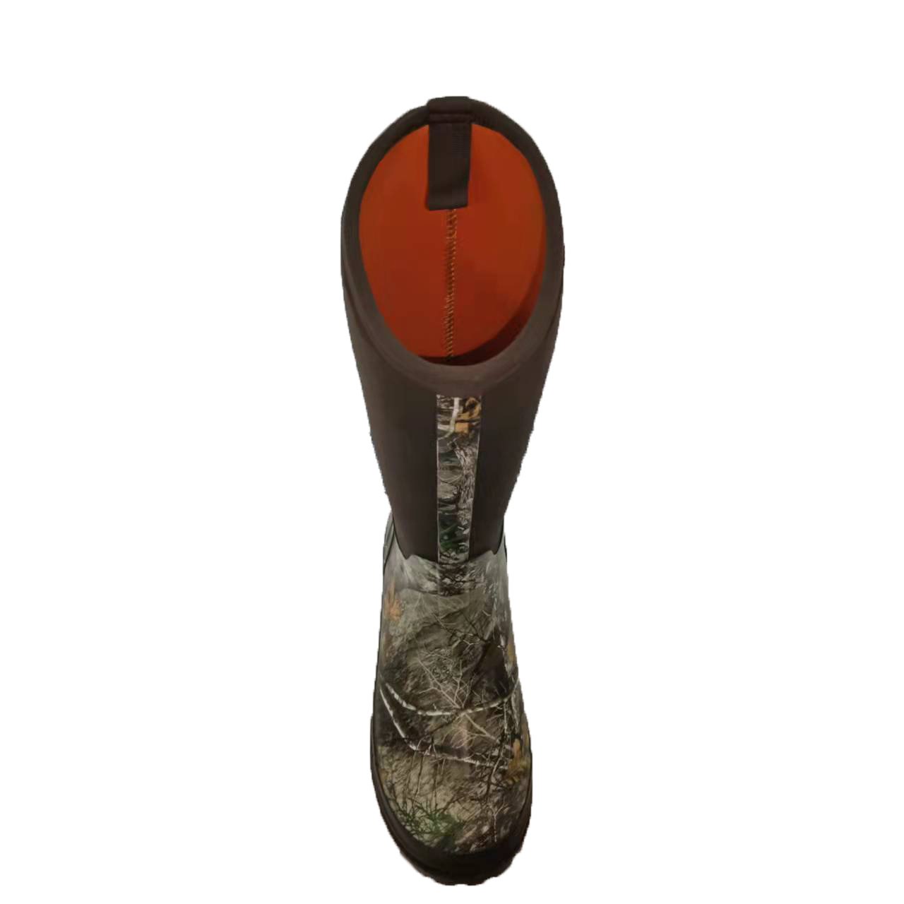 customize warm rugged neoprene outdoor rain boot camo printing rubber hunting boot muck chores mud booties knee high farm boots