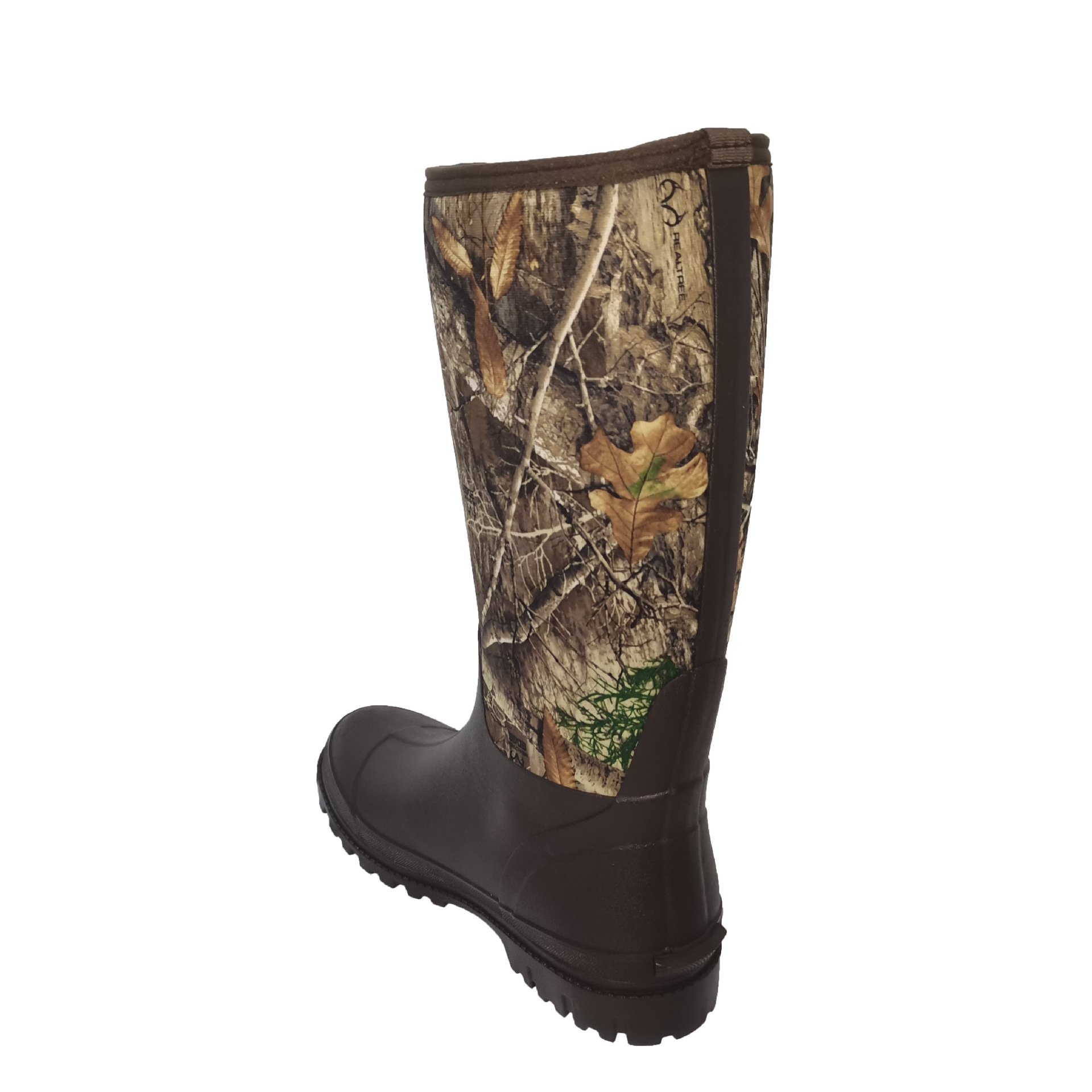 customize warm rugged neoprene outdoor rain boot camo printing rubber hunting boot muck chores mud booties knee high farm boots