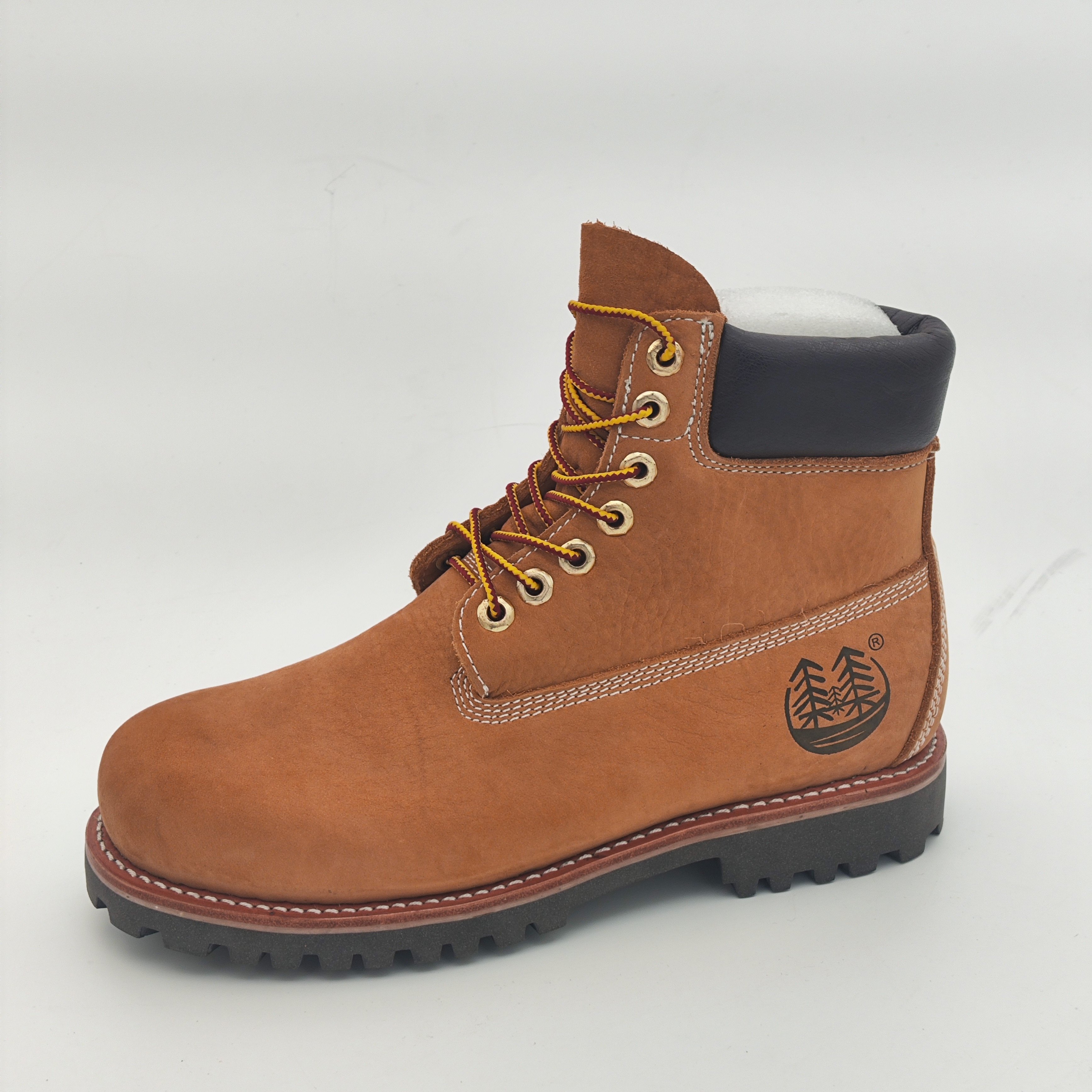 Goodyear construction Nubuck Leather Cowboy Safety Boots / Work Boot