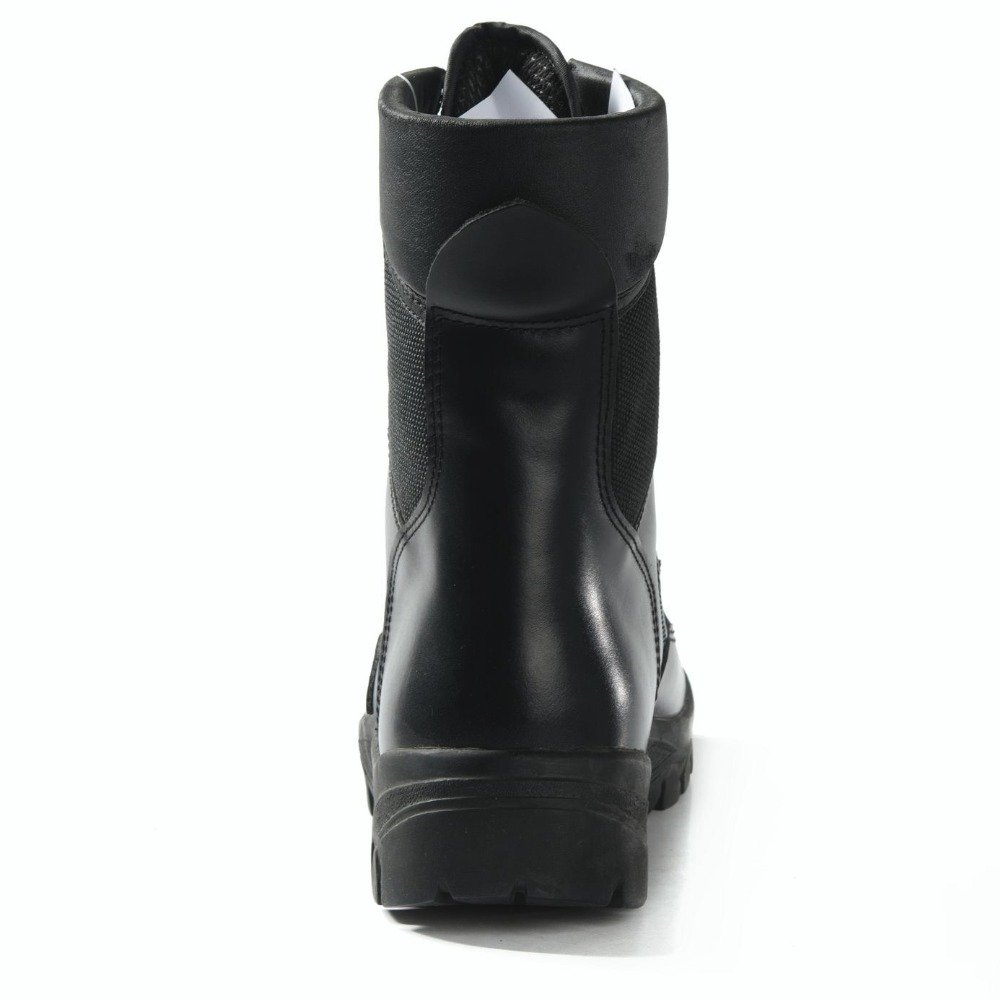 Black Leather Ankle Boots for Outdoor Activities and Training!