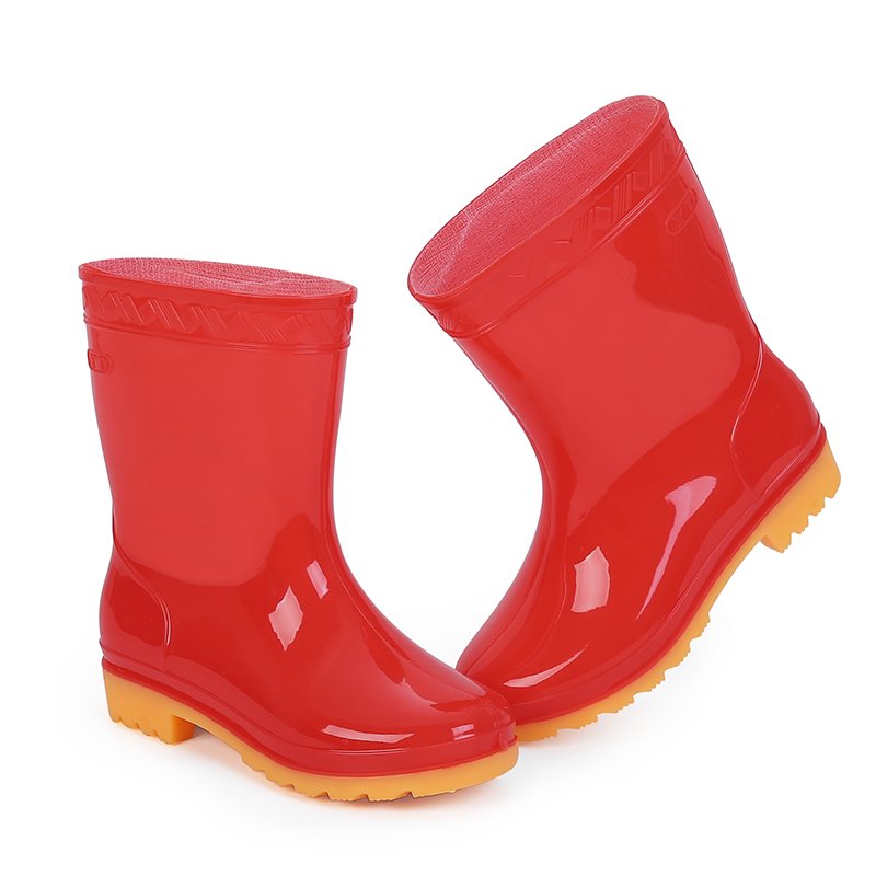 Rubber Boots for Rain Wellies Children Shoes for Kids Fishing Waterproof Safety Boot