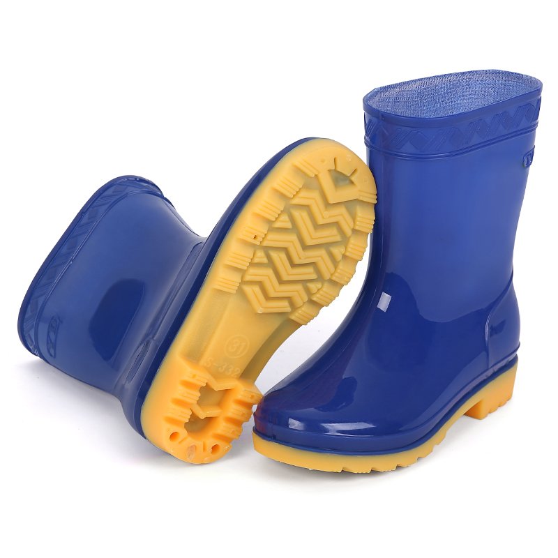 Rubber Boots for Rain Wellies Children Shoes for Kids Fishing Waterproof Safety Boot