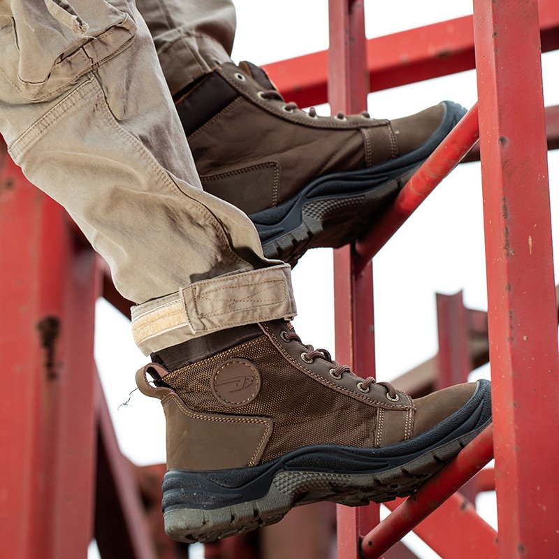 DianSen Womens Mens Indestructible Safety Shoes Lightweight Work Boot Steel Toe Wear-resisting Botas De Trabajo Para Hombre SZ14