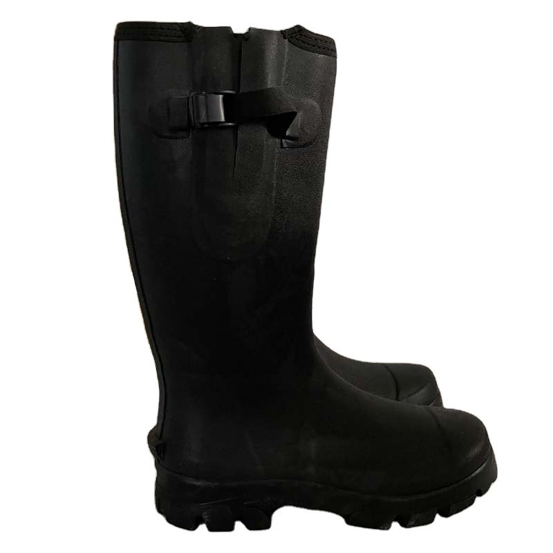 top end waterproof rubber out sole black rubber neoprene hunting boots muck boots