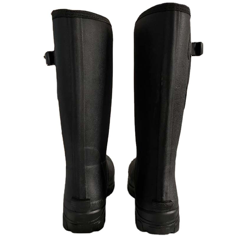 top end waterproof rubber out sole black rubber neoprene hunting boots muck boots