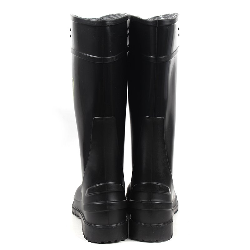 Cheap High Quality Black Rain Boots Outdoor Waterproof wear resistant Rubber rain Boots
