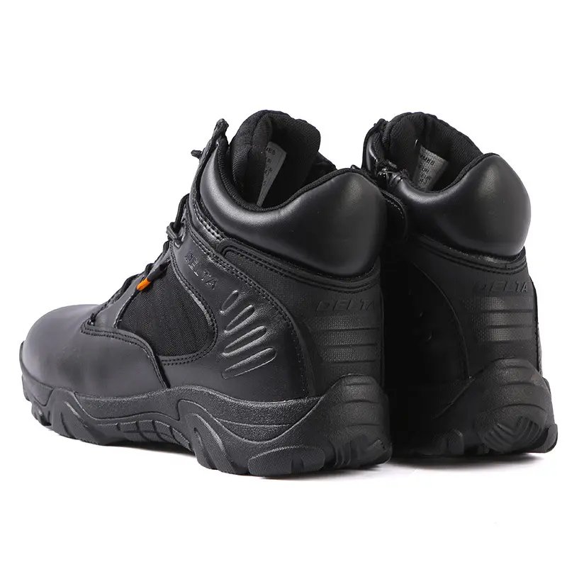 Black Anti Slip Outdoor Hunting Tactical Waterproof tactical shoes for men desert boots