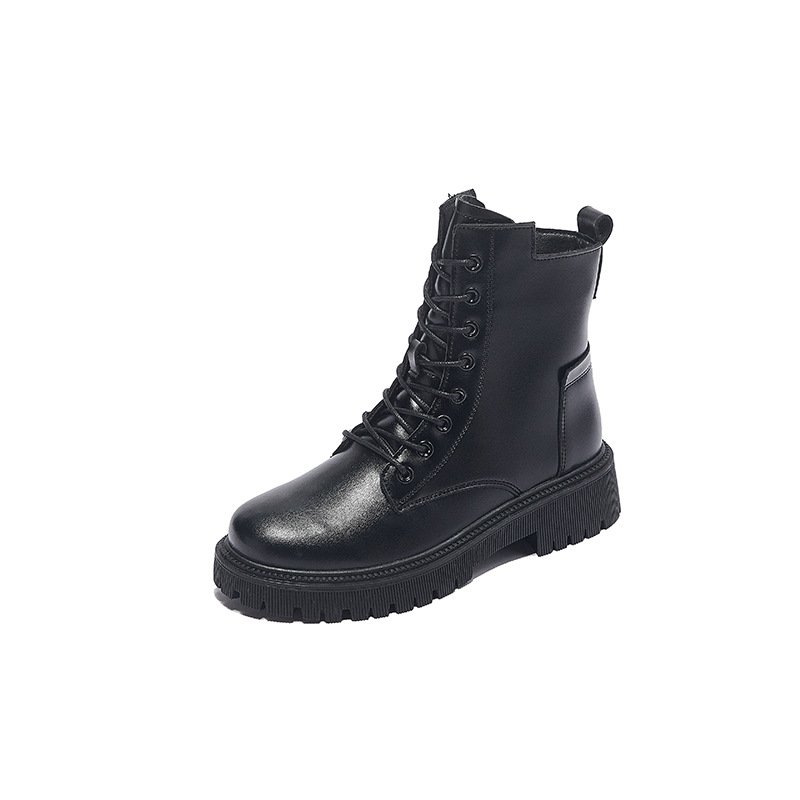 ins boots women's autumn new british booties thick-soled student net red motorcycle casual boots