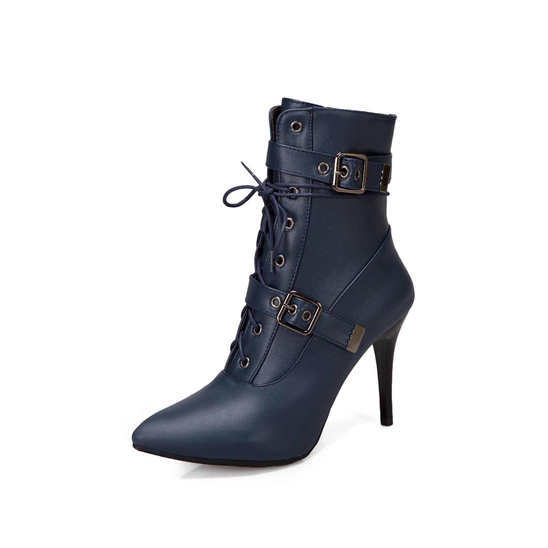 Fashionable female shoes over the short boots high heels boots party sexy lady pu winter party waterproof boots