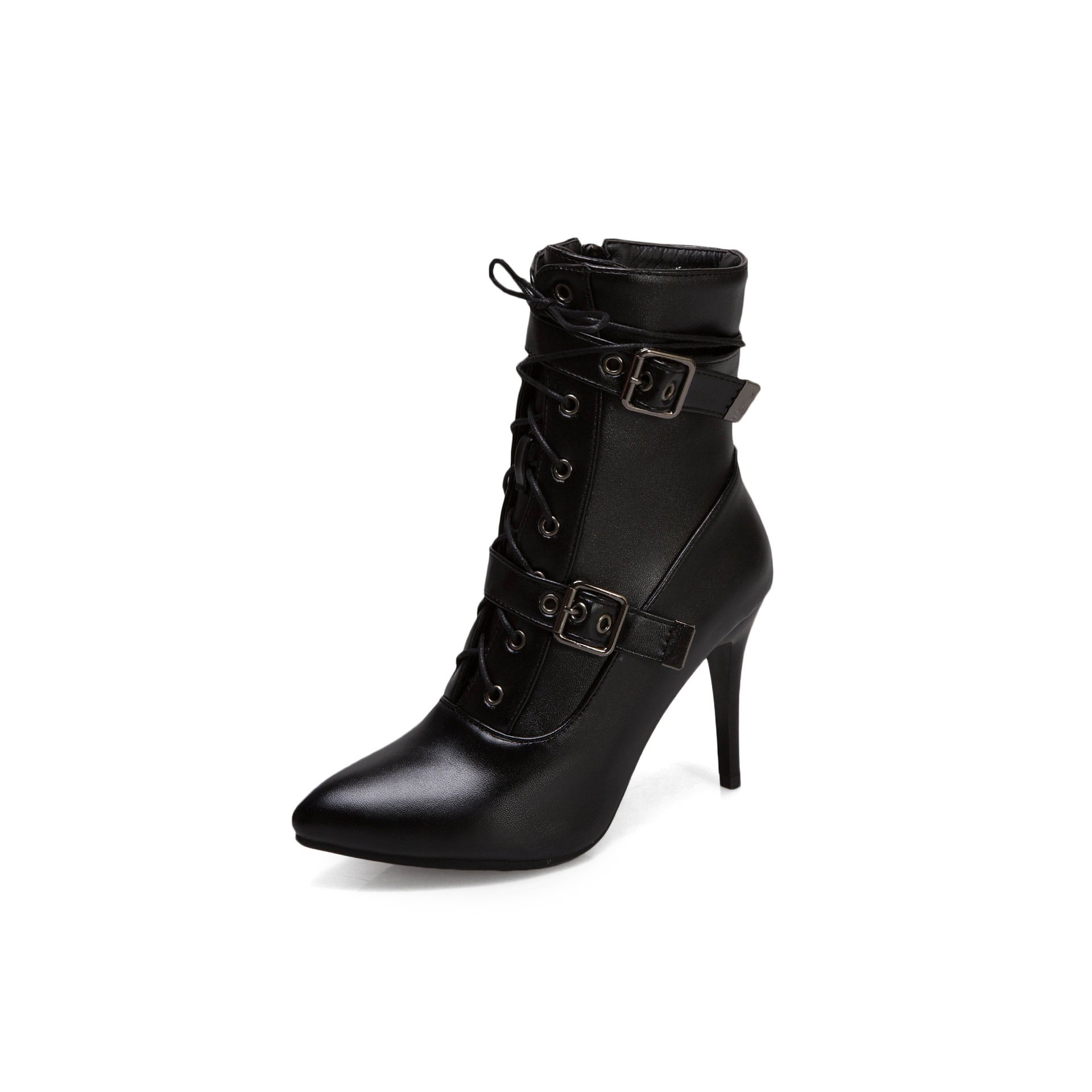 Fashionable female shoes over the short boots high heels boots party sexy lady pu winter party waterproof boots