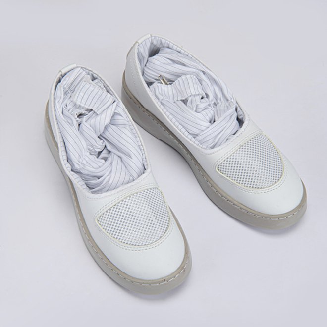 ESD PVC boots white Color Industrial Safety Working boots anti-static Cleanroom Boots, made in Vietnam