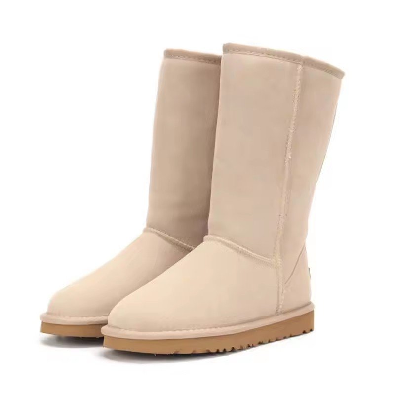 Original Designer Wool Lining Snow Boots Luxury Suede Leather Upper Woman Mini Warm Snow Boots