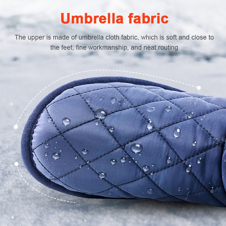Winter Outdoor Snow Feet Warmer Waterproof USB Wireless Electric Rechargeable Heated Shoes Heating Boots for Women