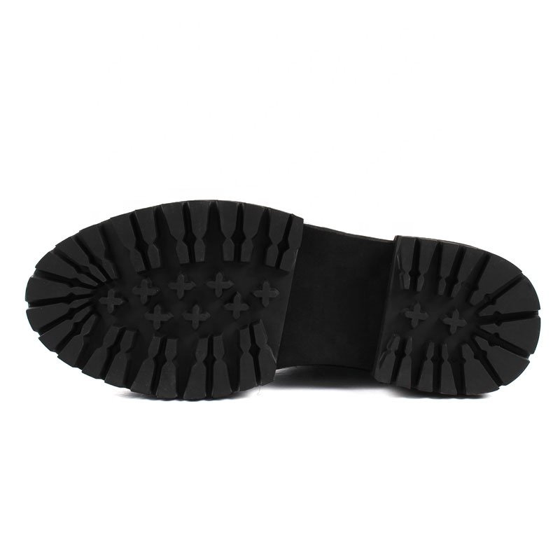 Wholesale Custom Women Booties Platform Luxury Fashion PU Front Buckle Studded Quilted Combat Ankle Boots Shoes