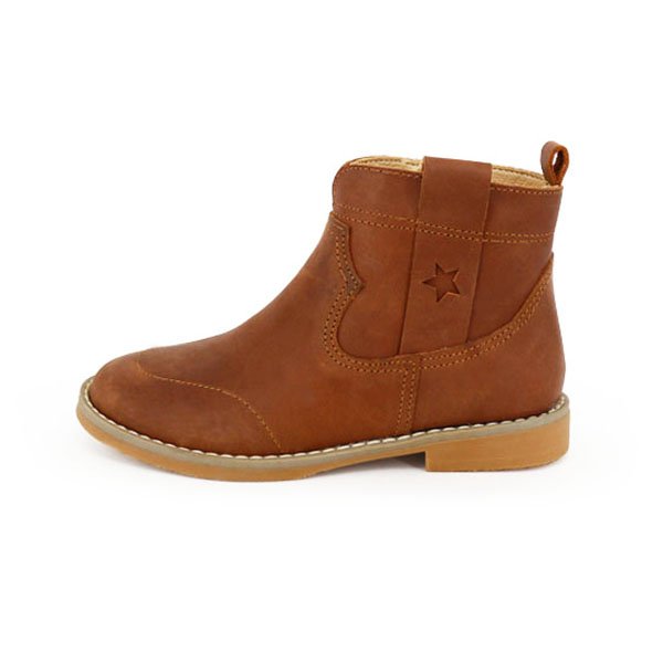 High quality wholesale fashion luxury kids winter leather boots solid color flat children outdoor casual shoes