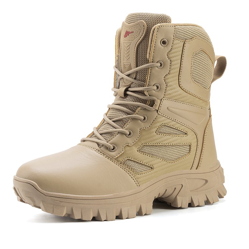 Factory Direct New Rubber High-Cut Hiking Boots For Men Waterproof Footwear Desert Boots Wear-resistant Warm Men'S Hunting Boots