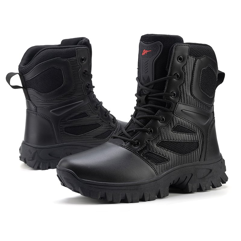 Factory Direct New Rubber High-Cut Hiking Boots For Men Waterproof Footwear Desert Boots Wear-resistant Warm Men'S Hunting Boots