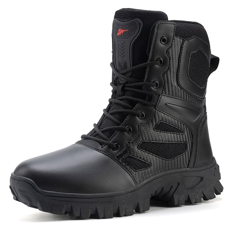 Factory Direct New Rubber High-Cut Hiking Boots For Men Waterproof Footwear Desert Boots Wear-resistant Warm Men'S Hunting Boots